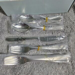Lenox Bayfront Drive‎ 24 Piece Flatware Set 18/10 Stainless Steel NEW Steak